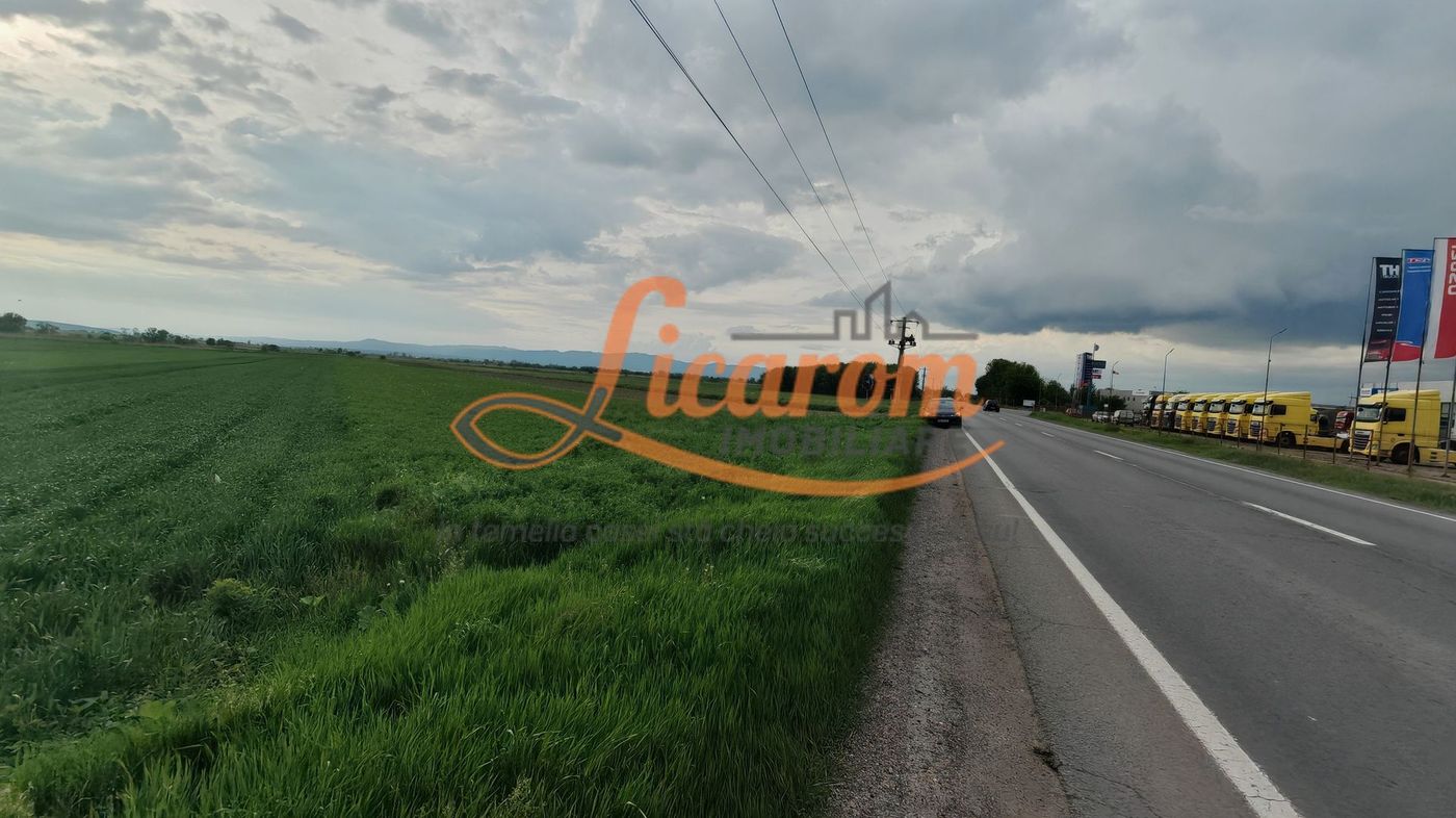 Teren Stupini Calea Feldioarei 11800 mp,25 euro/mp, front asfalt-DN13