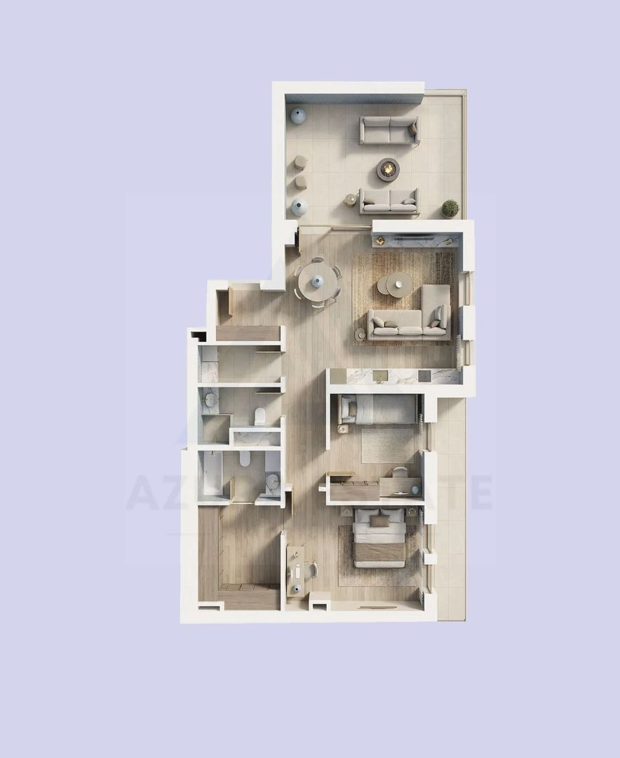 Apartament ultra premium 3 camere 2 bai etaj 1 zona Lacul lui Binder