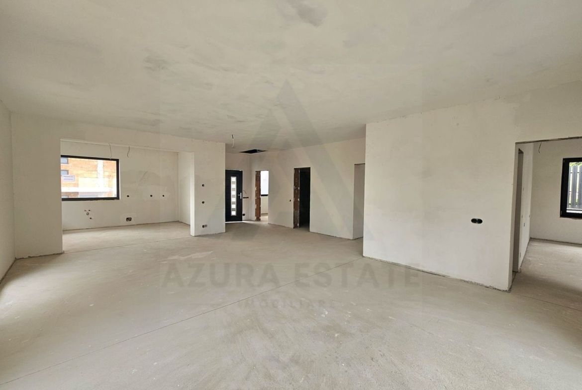 Casa individuala pe un singur nivel 123 mp teren 390 mp in Sura Mare