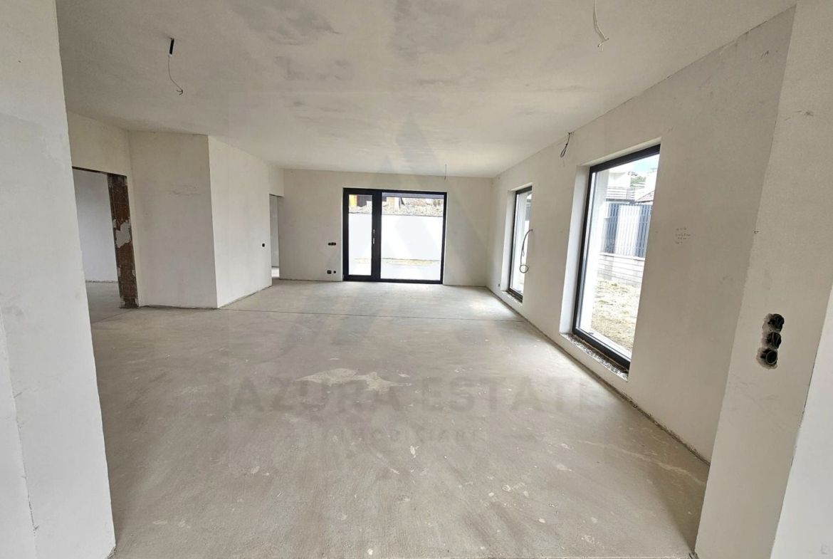 Casa individuala pe un singur nivel 123 mp teren 390 mp in Sura Mare