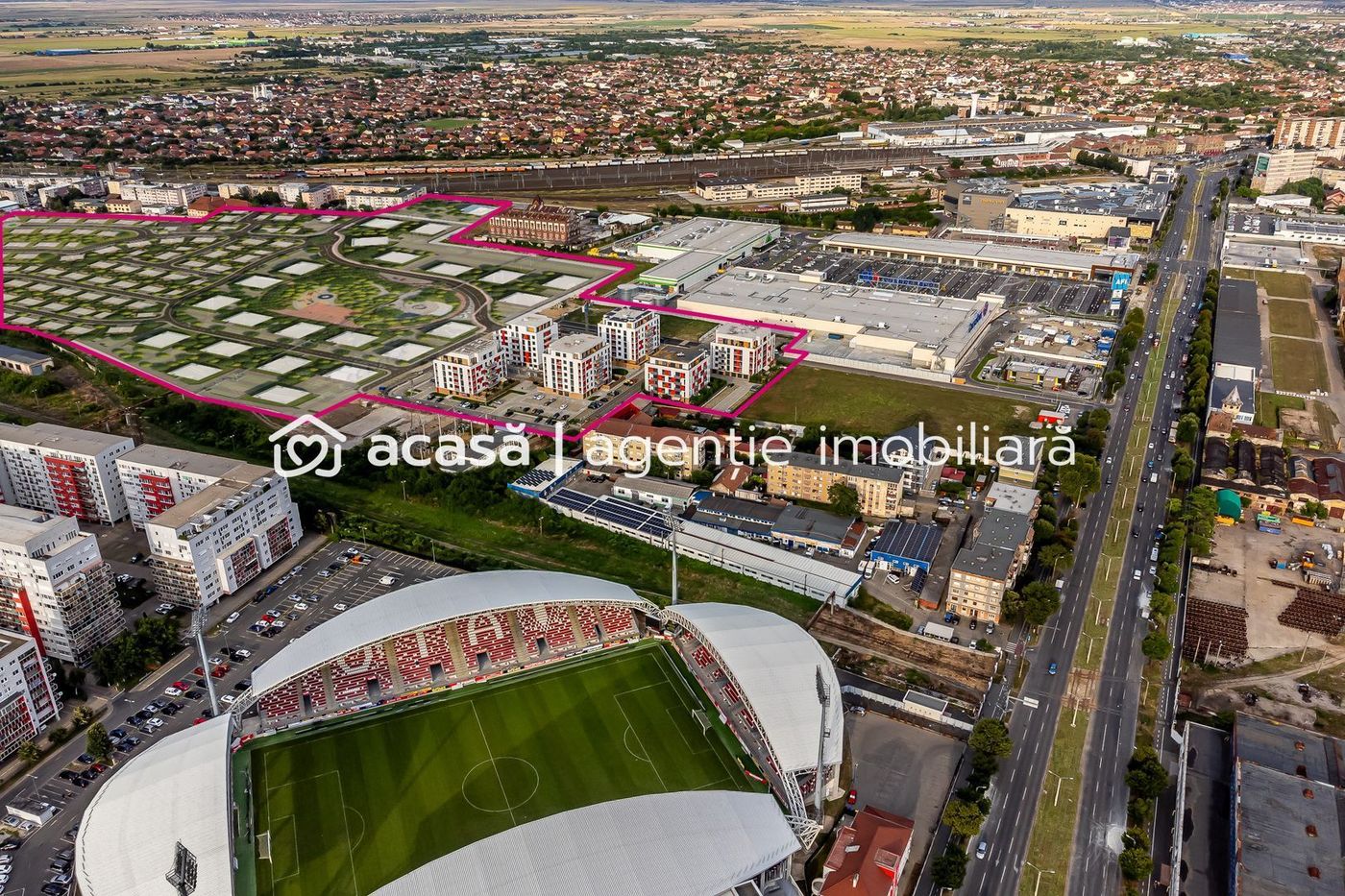 De vânzare parcelă de casă – 893 mp în ARED City