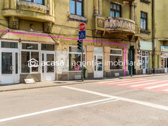 Spatiu comercial ,cu vitrina de  in zona Boul Rosu.