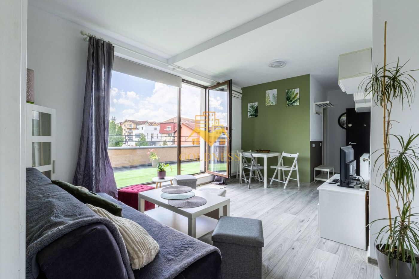 2 camere, parcare, terasa 30mp ,Gheorgheni, zona Fagului, Pet Friendly