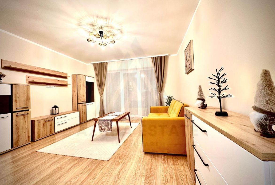 Apartament ultrafinisat 2 camere balcon 7.5 mp si parcare in Cristian
