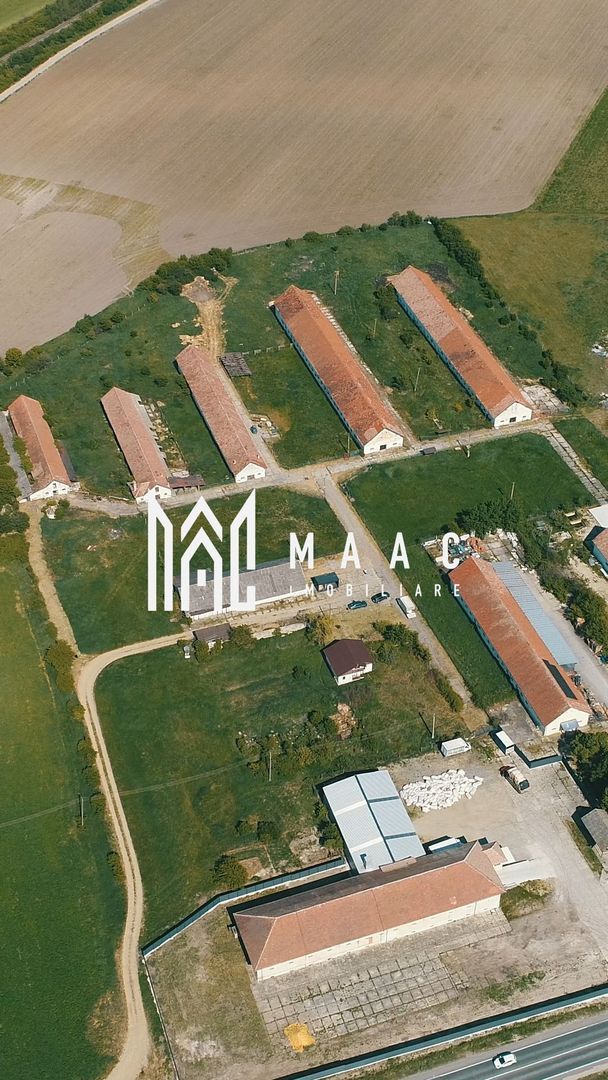 Hale disponibile 1400 mp I Teren 6000 mp I Utilități I Apoldu