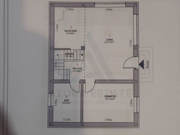 Casa individuala 150 mp 4 camere  pe Valea Avrigului,teren 1050 mp