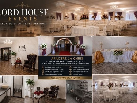 LORD HOUSE EVENTS – SALON DE EVENIMENTE PREMIUM, loc. Pechea