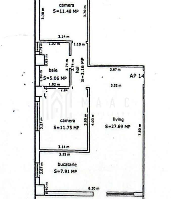Apartament 3 camere | Decomandat | 2 Locuri de parcare | Turnișor
