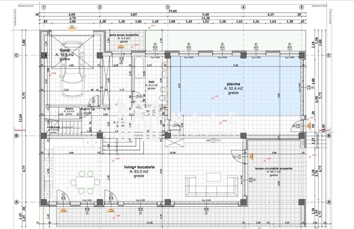 Casa de lux | Teren 1190 mp | Piscina interioara