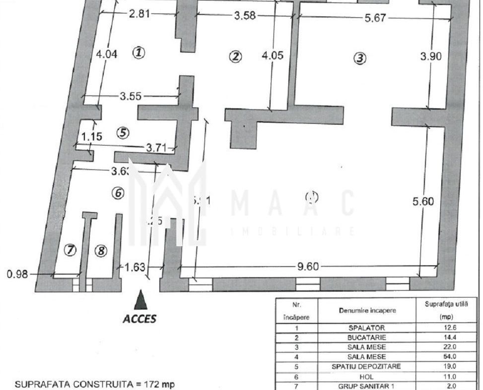 Spațiu comercial I Restaurant I Terasă I Business I Central