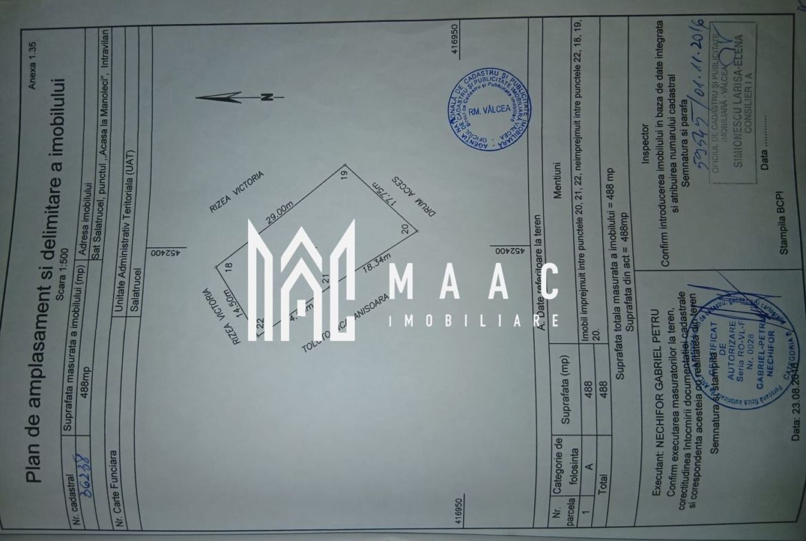 Teren Salatrucel | 830 m | 12 euro/ metru | Intravilan si extravilan |