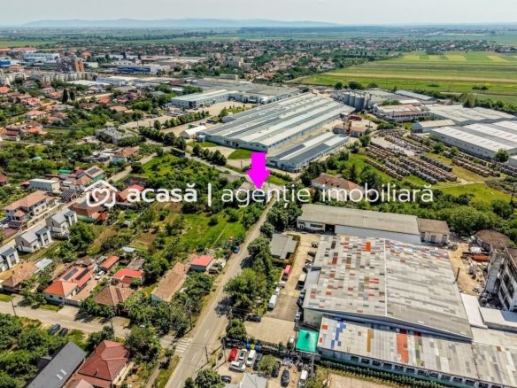 Teren de 1261 mp pe colt, in Aradul Nou, cu front de 60 m + 23 m