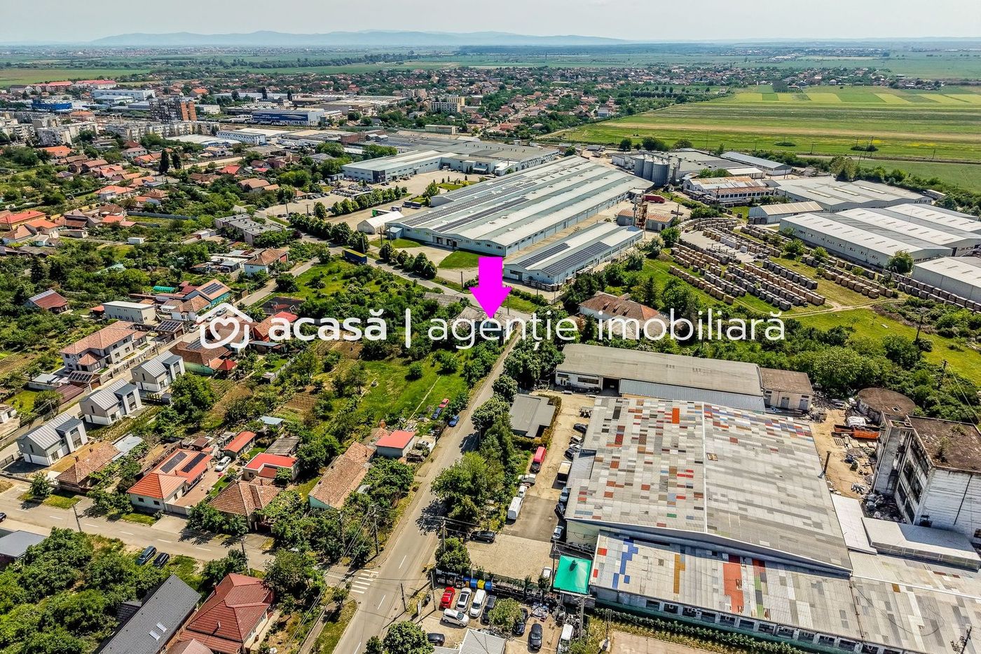 Teren comercial de 1261 mp pe colt, in Aradul Nou, cu front de 60+23 m