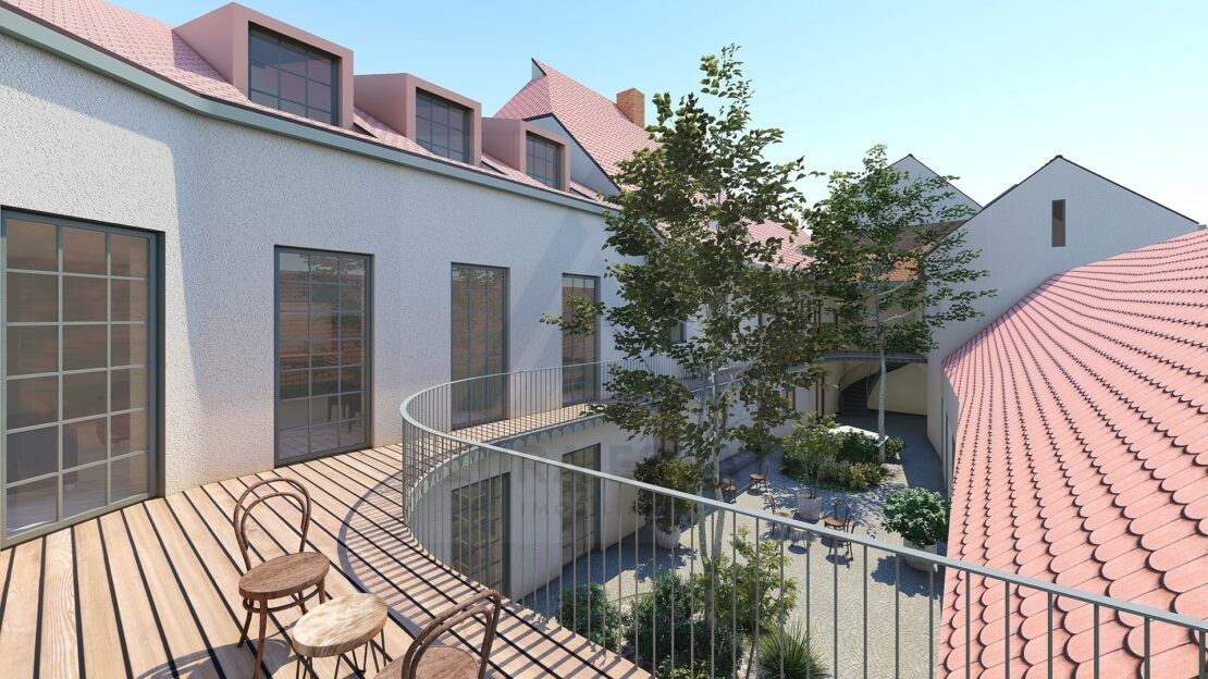 Apartament premium 2 camere 56.26 mp utili 2 bai si curte Zona Central