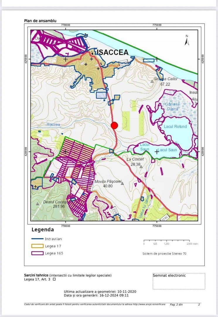 anBn-26325 🏗️ Teren strategic pentru investiții – Isaccea, jud. Tulcea