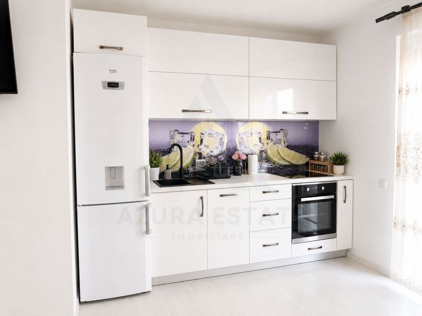 Apartament modern cu 3 camere 2 dormitoare balcon zona Rahovei