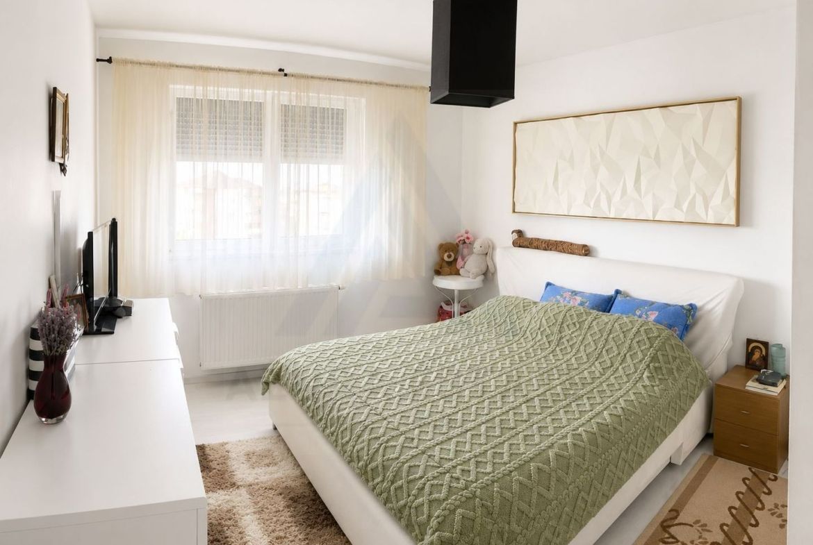 Apartament modern cu 3 camere 2 dormitoare balcon zona Rahovei