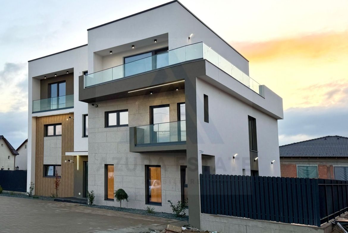 Apartament la vila 4 camere 3 bai si curte 200 mp in Arhitectilor