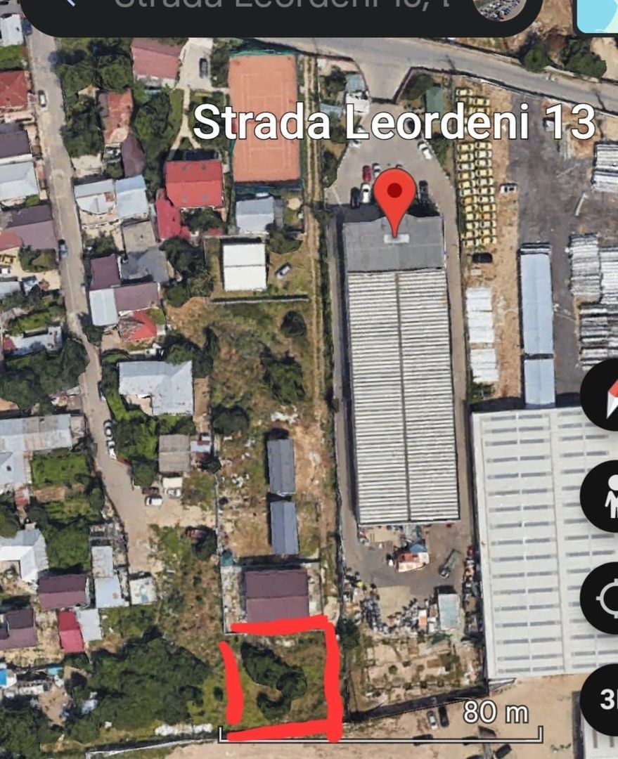 Sos. Alexandriei Bragadiru Str. Leordeni teren suprafata 400 mp