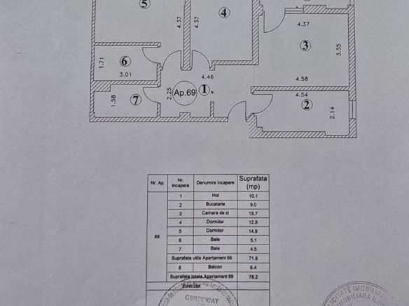 Apartament 3 camere Militari Residence – Pollux Residence