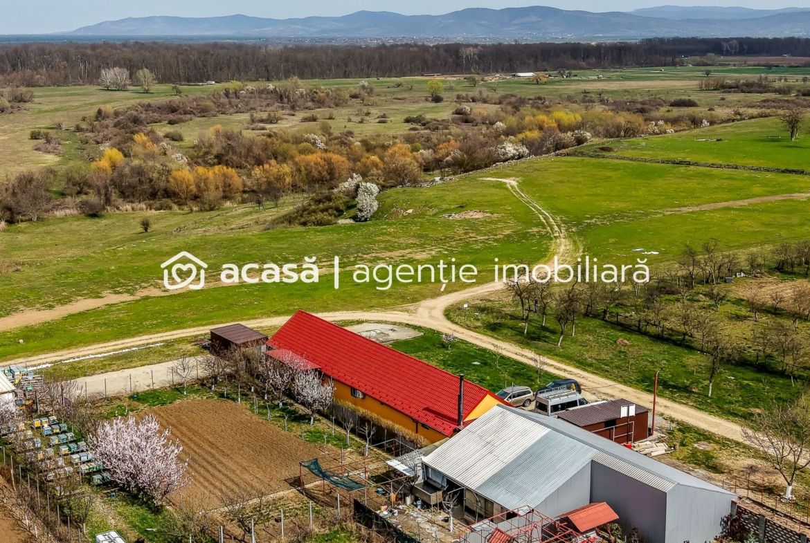 Casă modernă (2021) – Priveliște panoramică spre Lunca Mureșului