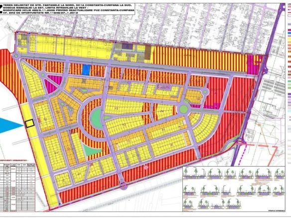Vânzare teren intravilan 620 mp sau 1.237 mp – Constanța, zona Veterani