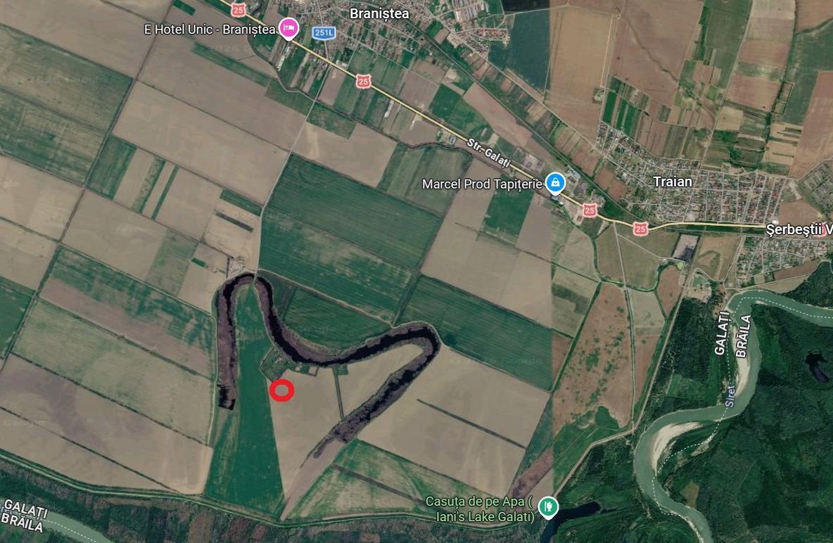 De vanzare 8 ha teren arabil extravilan Branistea, 11.000euro/ha negociabil