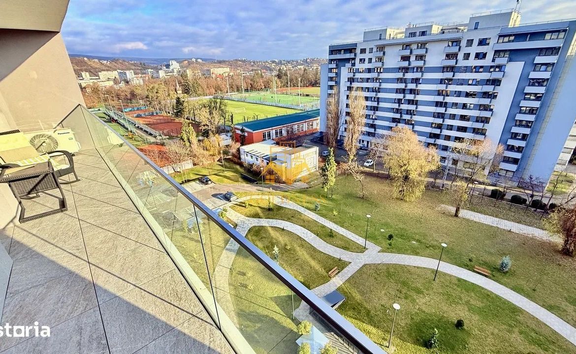 2 camere, premium, AC, garaj, bloc nou, Plopilor zona parcul Rozelor