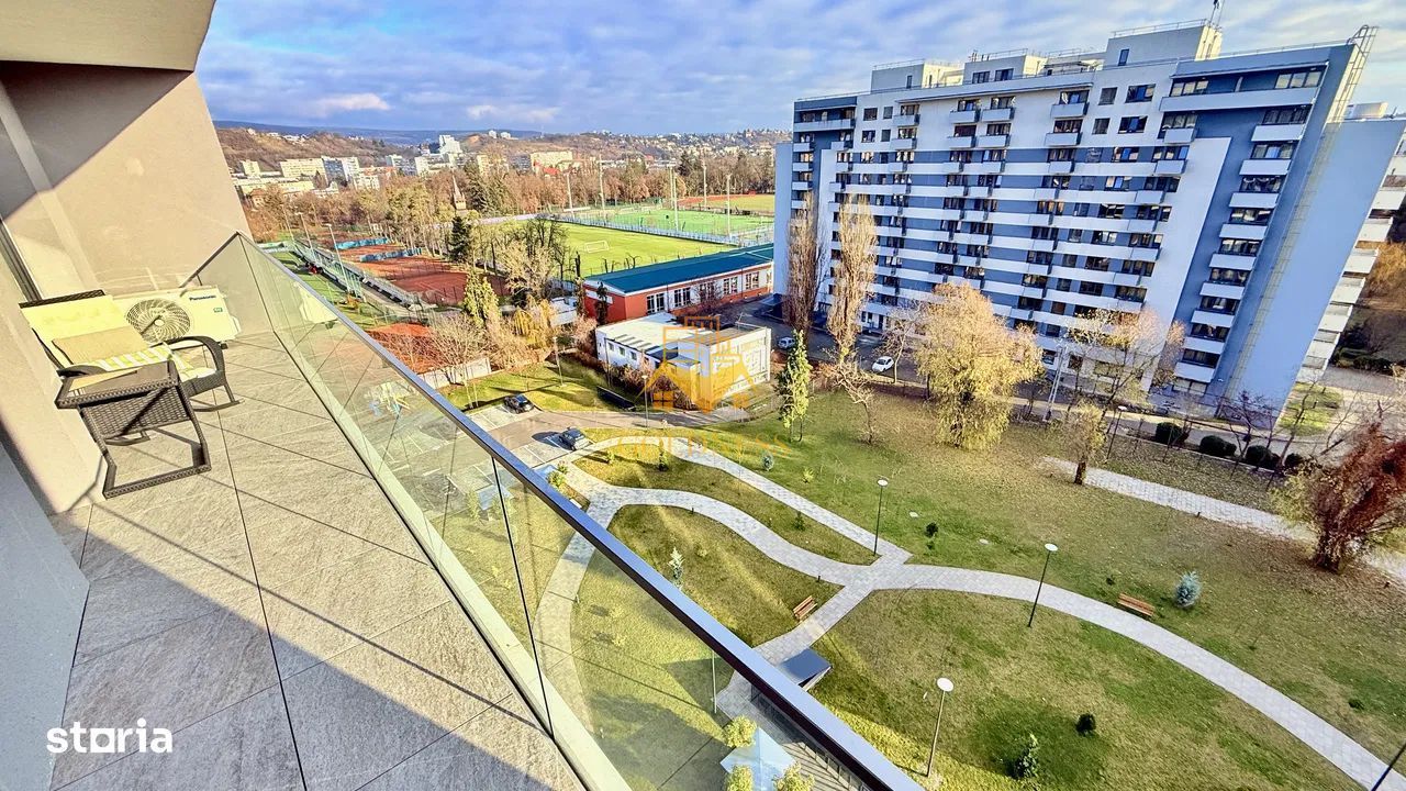 2 camere, premium, AC, garaj, bloc nou, Plopilor zona parcul Rozelor