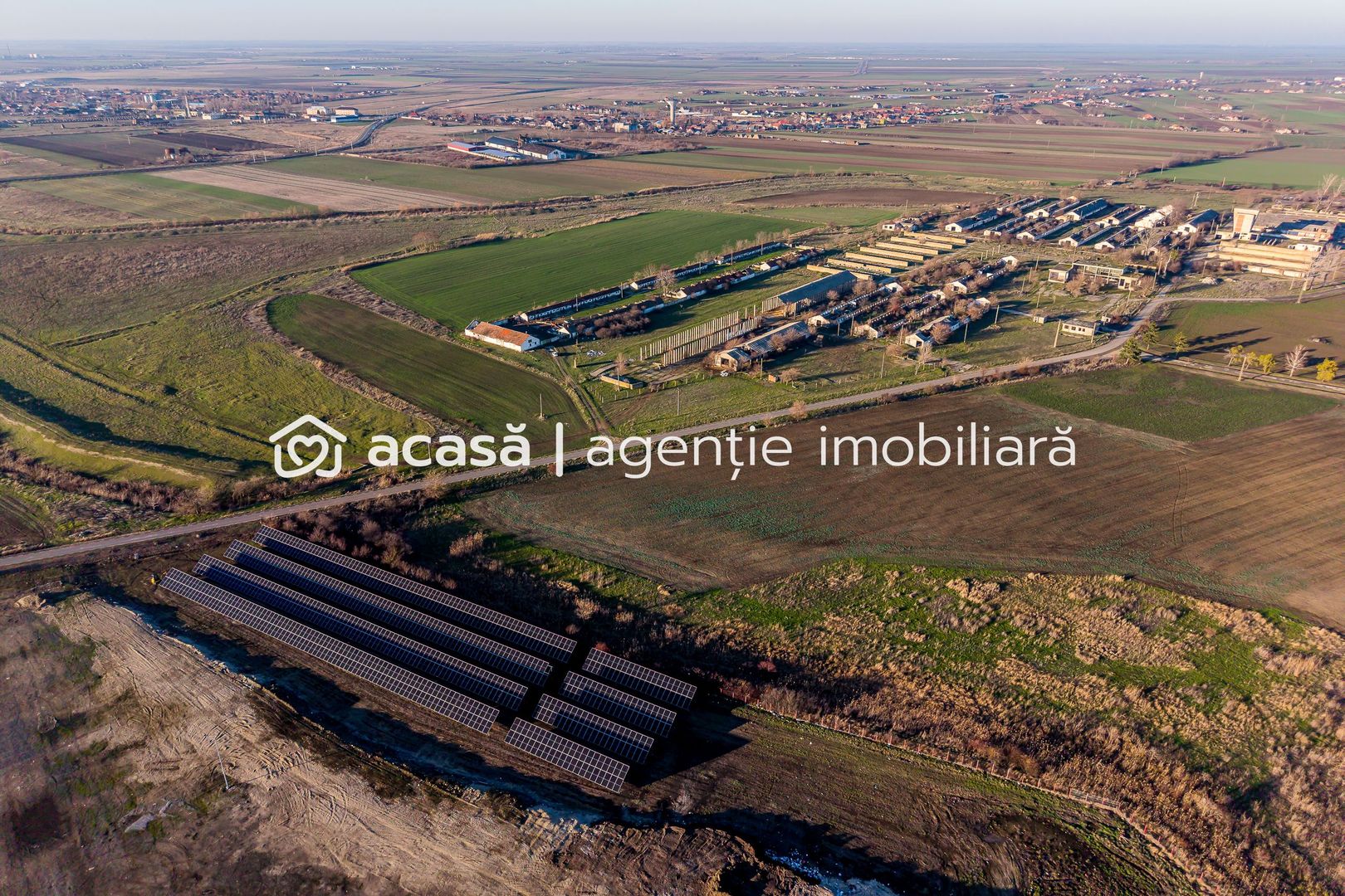 Teren 1.15 HA lângă Autostrada – Nădlac | clădiri+utilități