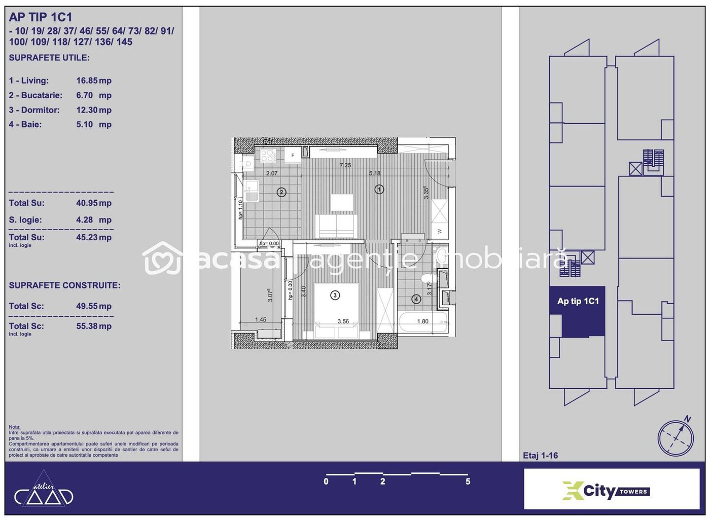 Apartament nou în Timișoara  finisat la cheie– Investiție premium