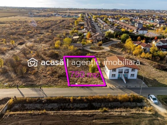 Teren 750 mp  cu toate utilitățile | Via Carmina | 102 €/mp