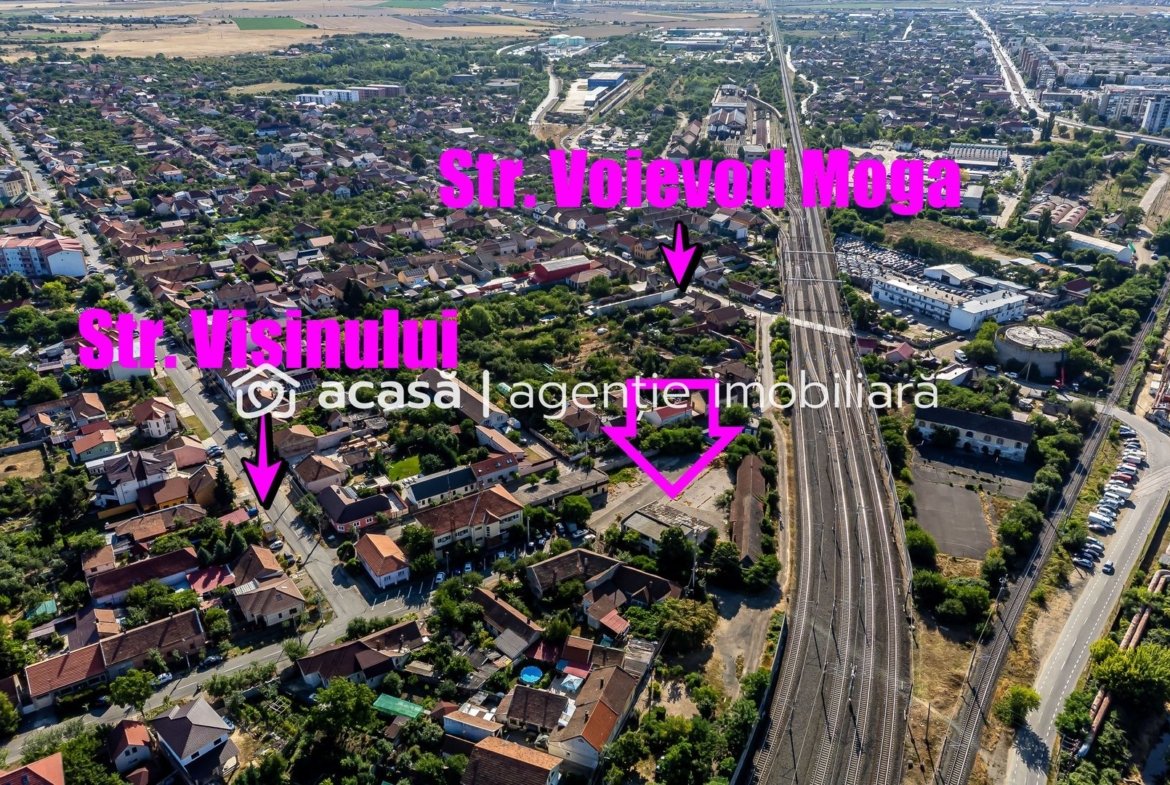 Pret nou! Teren 3151 mp aproape de centrul Aradului