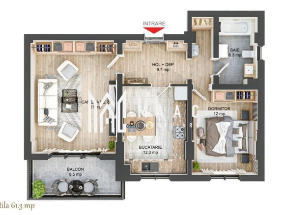 Apartament 2 camere I Nou I Decomandat I Balcon I Hipodrom