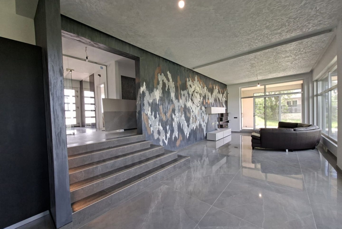 Casă moderna 229 mp utili garaj  piscina terasa balcon Cisnadioara