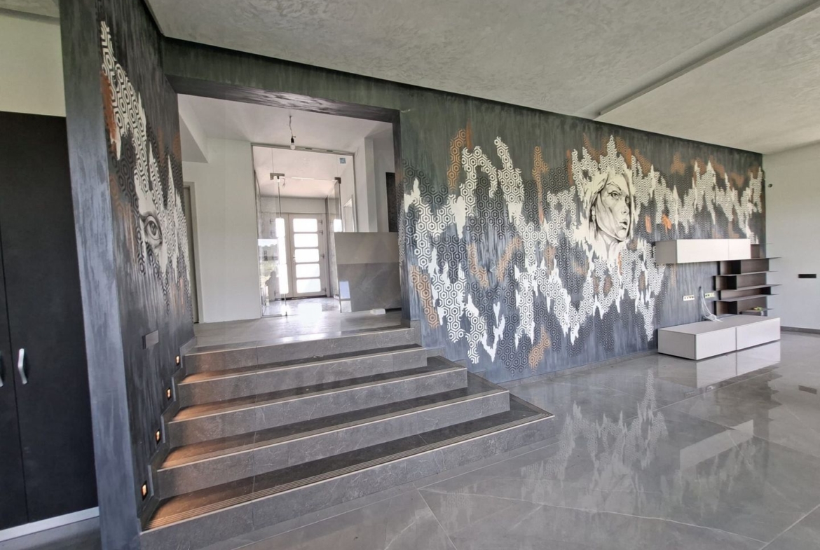 Casă moderna 229 mp utili garaj  piscina terasa balcon Cisnadioara