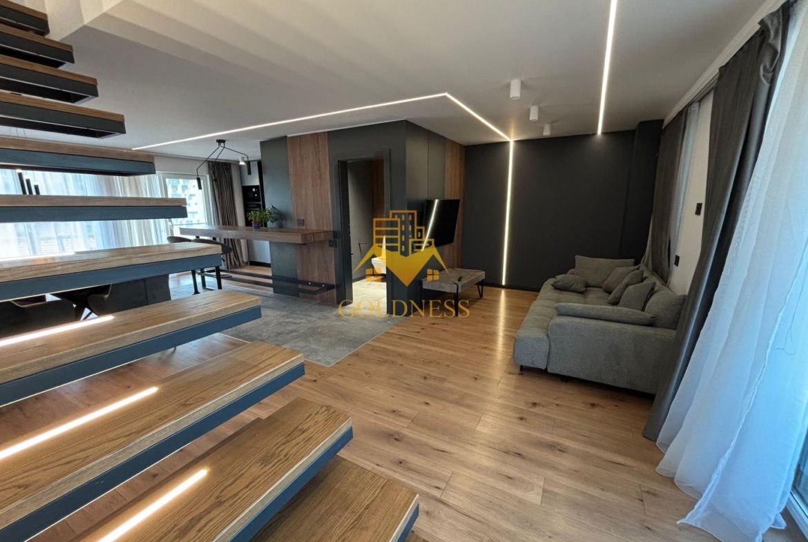Penthouse mobilat lux, parcare, AC, bloc nou, Semicentral, zona Horea