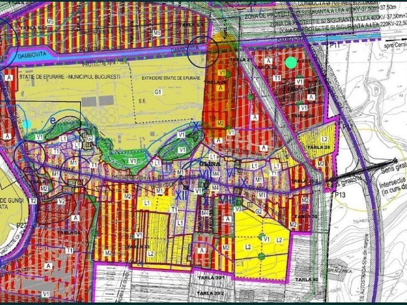 Teren intravilan 5000 mp de vânzare   Cheiul Dâmboviței apropiere A2