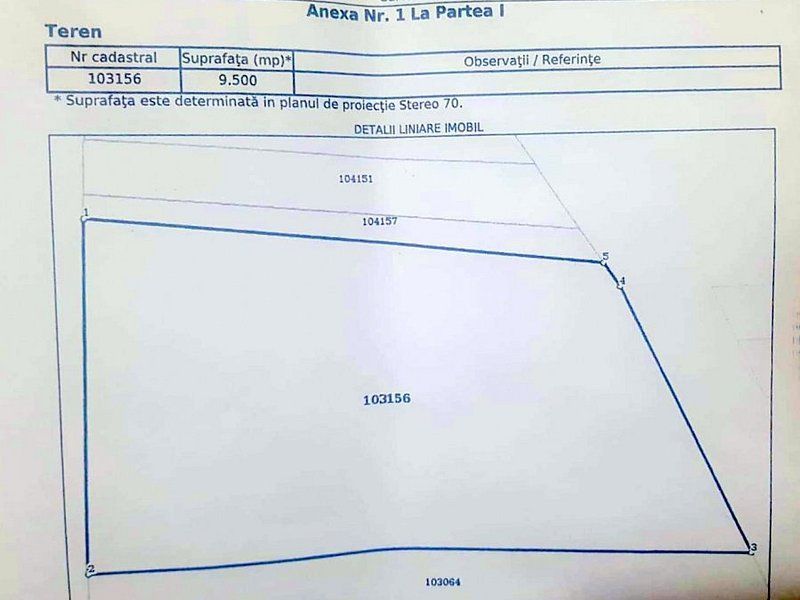 Vânzare teren intravilan – 9.500 mp, DN26 -Padurea Garboavele, Tulucesti