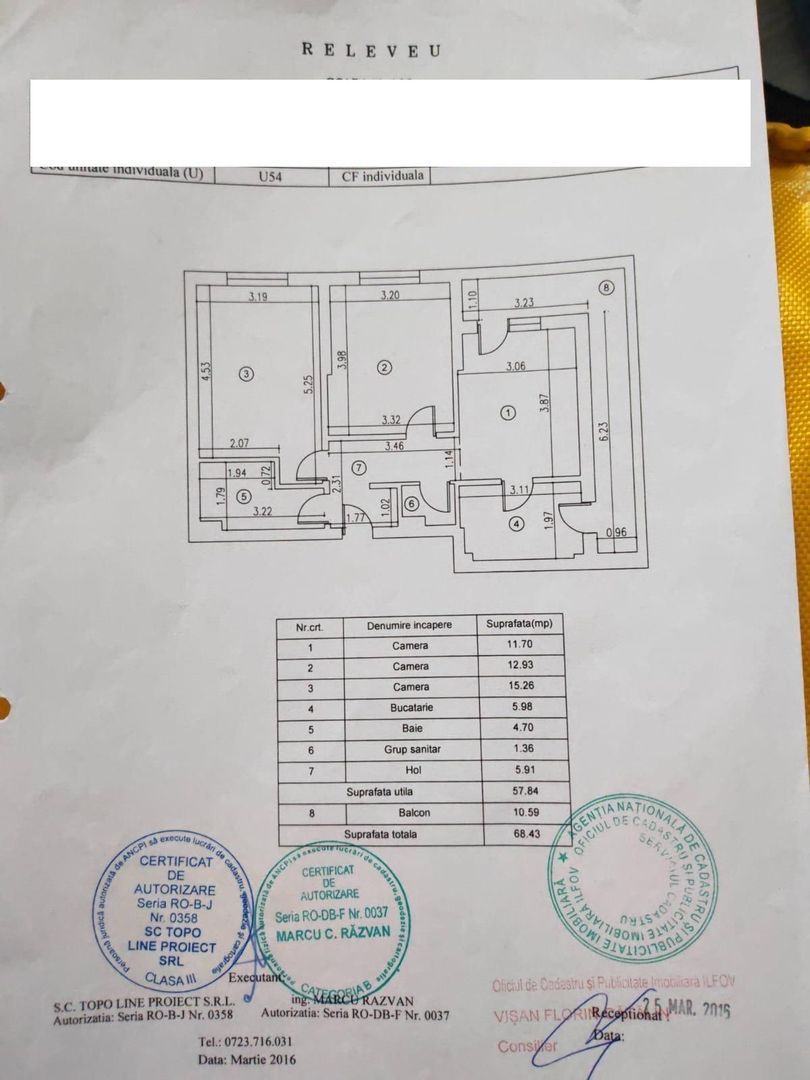 anBn-7382 Apartament 3 camere Militari Residence mobilat si utilat