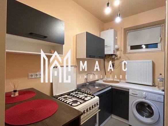 Garsonieră decomandată | Trei Stejari, Sibiu | 28 mp, mobilată, utilată