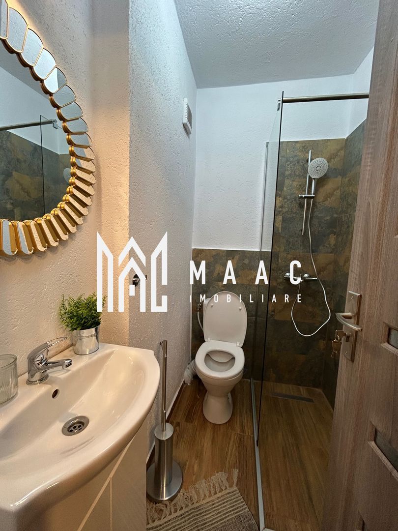 anBn-10807 Garsonieră decomandată | Trei Stejari, Sibiu | 28 mp, mobilată, utilată