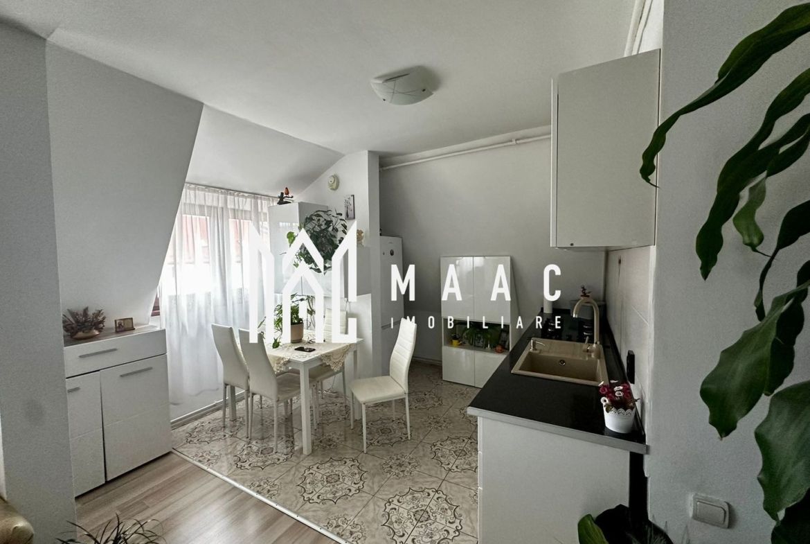 Apartament 3 camere de vânzare | Vasile Aaron, Sibiu | 61 mp, INTABULATĂ