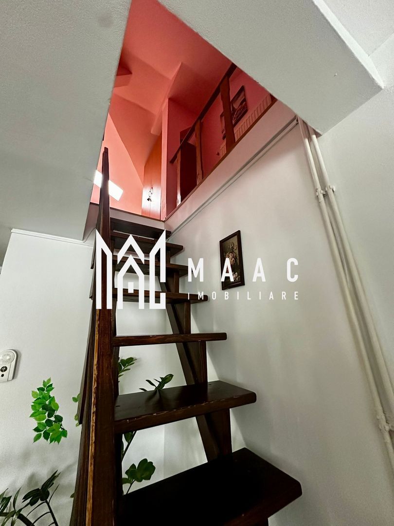 Apartament 3 camere de vânzare | Vasile Aaron, Sibiu | 61 mp, INTABULATĂ
