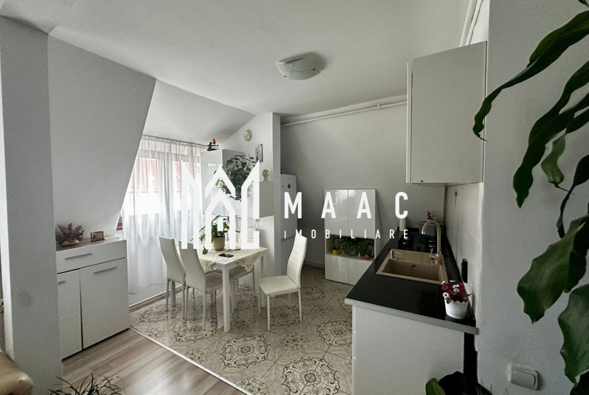 Apartament 3 camere de vânzare | Vasile Aaron, Sibiu | 61 mp, INTABULATĂ