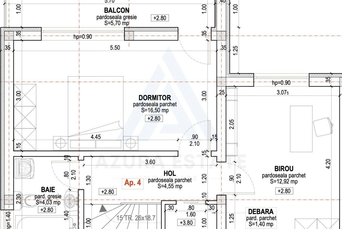 Casa moderna 3 camere P+1 curte privata libera 170 mp in Arhitectilor