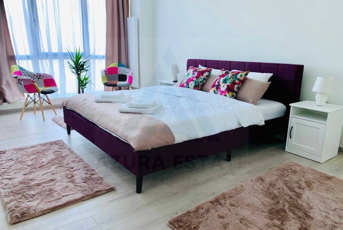 Apartament modern complet utilat 3 camere 70 mp utili Central