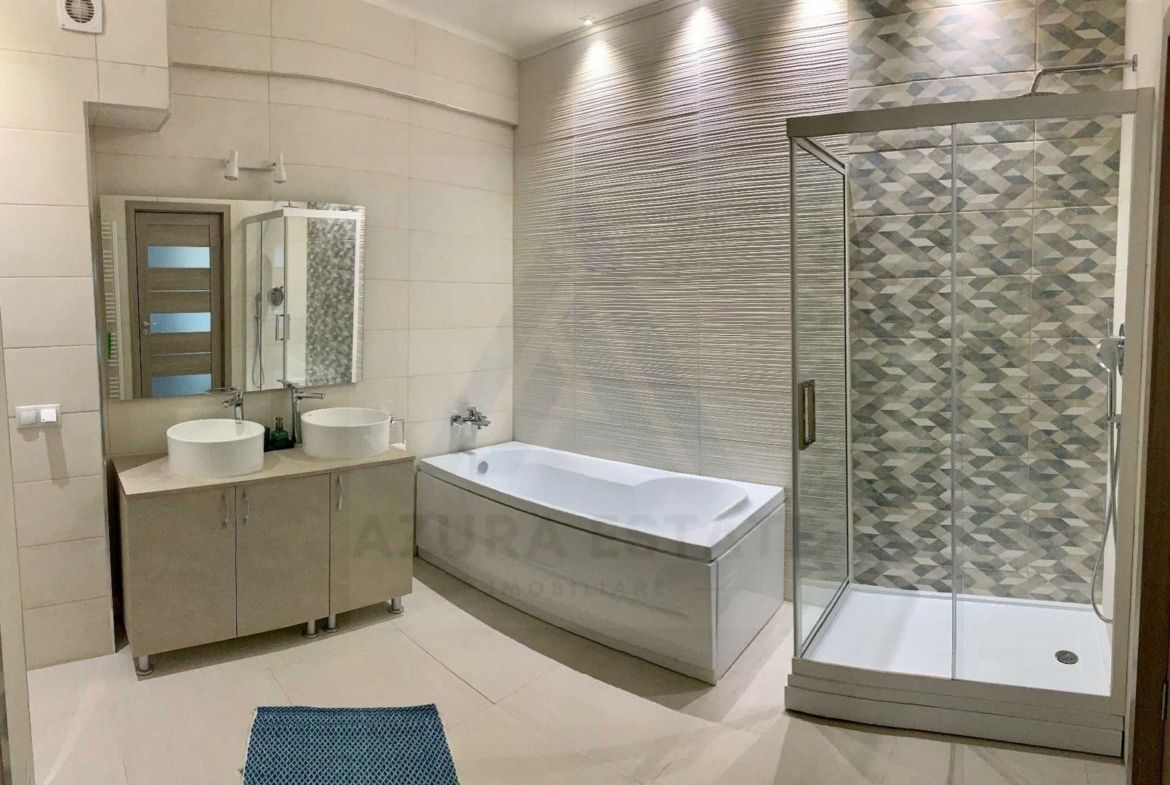 Apartament modern complet utilat 3 camere 70 mp utili Central