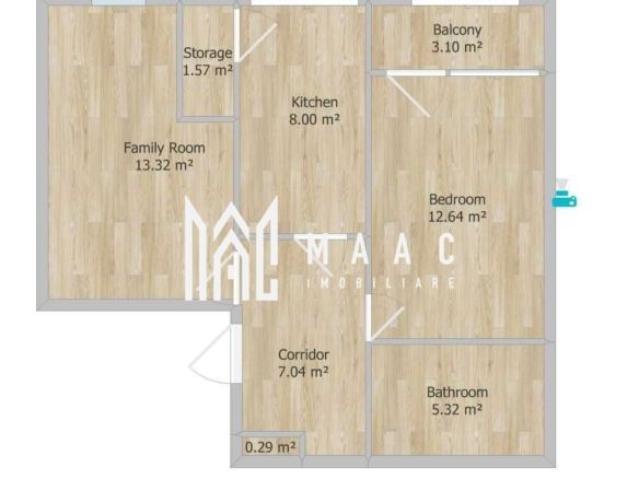 Apartament 2 camere | Etaj 2 | Decomandat | 51 MP | Ciresica