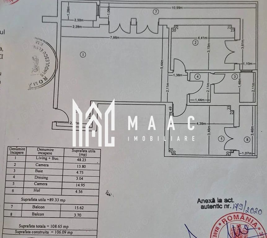 Apartament 3 camere decomandat | Ostroveni, Râmnicu Vâlcea | 109 mp, parcare